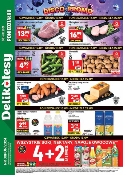 Katalog Delikatesy Centrum w: Zwoleń | Szeroki wybór ofert | 16.09.2024 - 22.09.2024