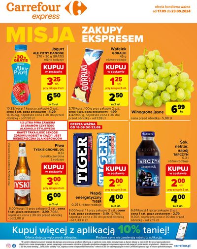 Katalog Carrefour Express w: Chocianów | Gazetka Express | 16.09.2024 - 23.09.2024