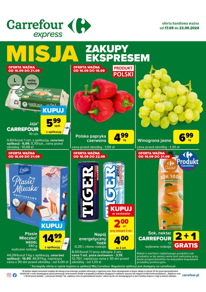 Katalog Carrefour Express w: Chocianów | Świetne rabaty na wybrane produkty | 16.09.2024 - 23.09.2024