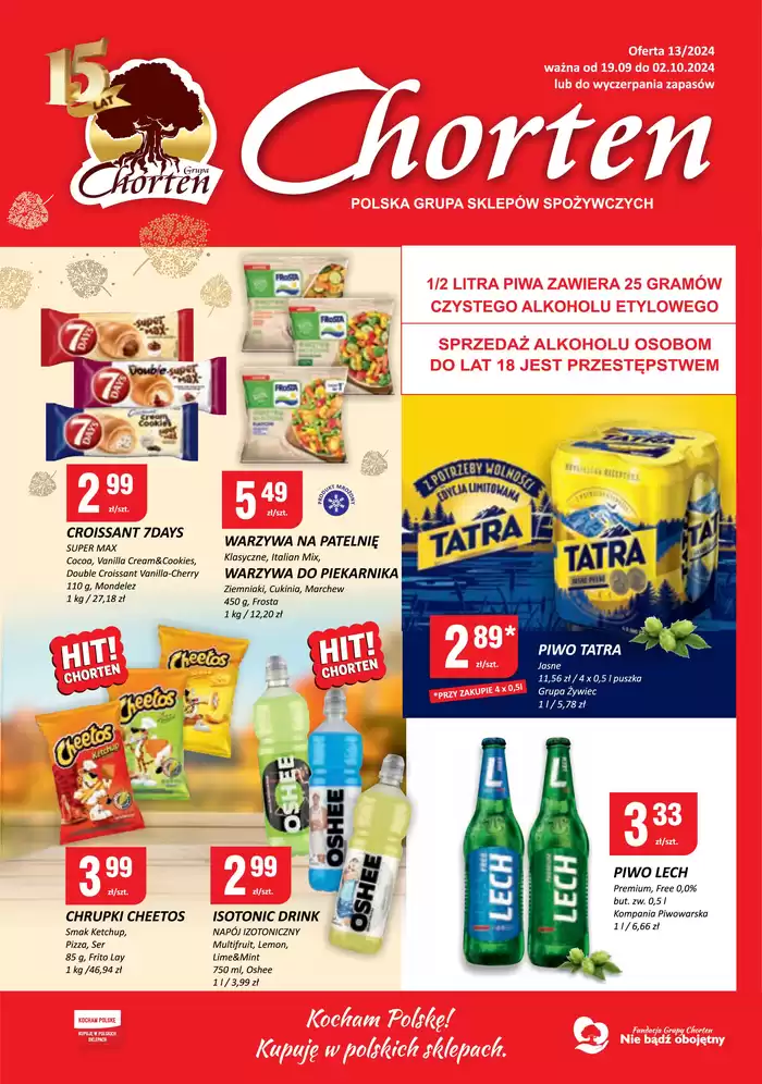 Katalog Chorten w: Piaski | Ekskluzywne oferty i okazje | 17.09.2024 - 1.10.2024