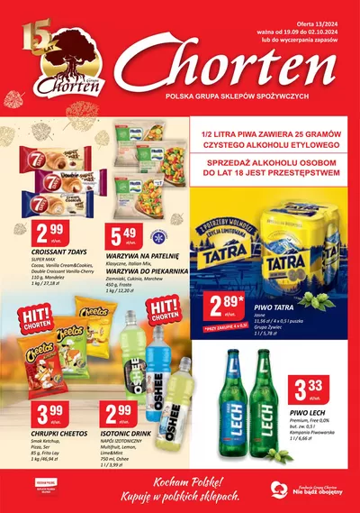 Katalog Chorten w: RZECZYCA | Aktualne promocje specjalne | 17.09.2024 - 1.10.2024