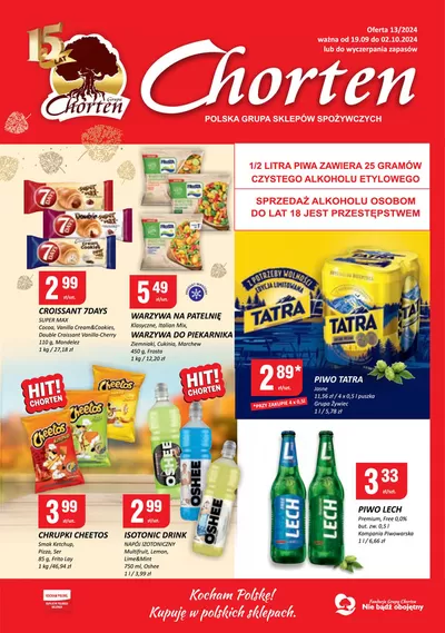 Katalog Chorten w: RZECZYCA | Świetne rabaty na wybrane produkty | 17.09.2024 - 1.10.2024