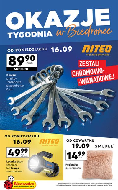 Katalog Biedronka w: Otwock | Oszczędzaj teraz dzięki naszym ofertom | 17.09.2024 - 1.10.2024