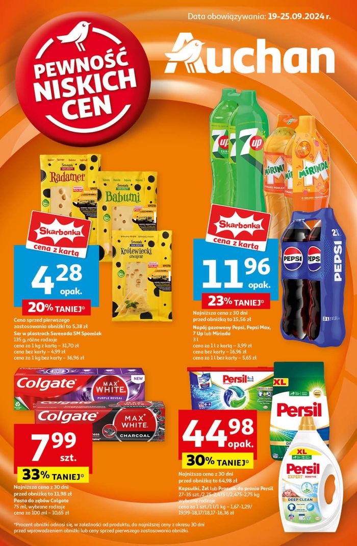 Katalog Auchan w: Stryków | Gazetka Pewność Niskich Cen Hipermarket Auchan | 19.09.2024 - 25.09.2024