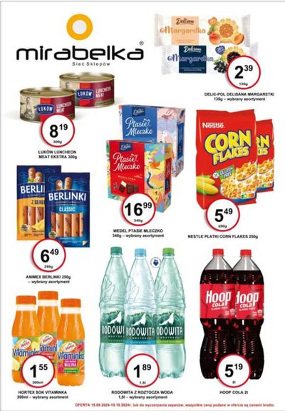 Promocje Supermarkety w Wołów | Oferta do 15.10 de Mirabelka | 18.09.2024 - 15.10.2024