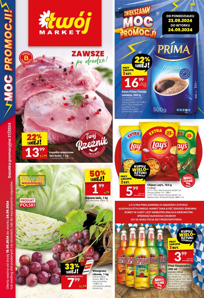 Katalog Twój Market w: Sompolno | Nasze najlepsze oferty dla Ciebie | 18.09.2024 - 24.09.2024