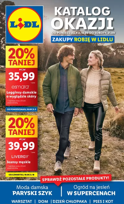 Katalog Lidl w: Wągrowiec | OFERTA WAŻNA OD 16.09 | 9.09.2024 - 28.09.2024