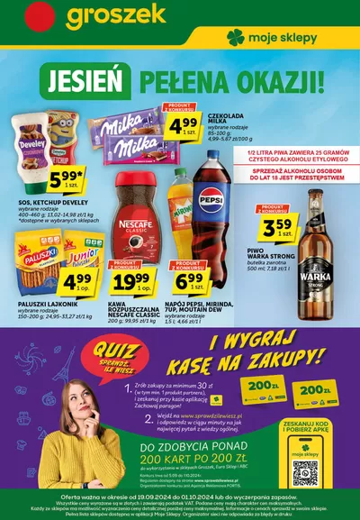 Katalog Groszek w: Batorz | Aktualne promocje specjalne | 19.09.2024 - 3.10.2024