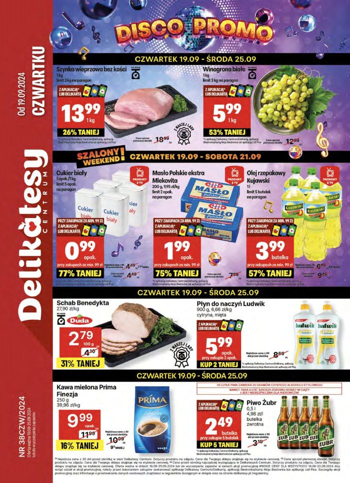 Katalog Delikatesy Centrum w: Bychawa | Ekskluzywne okazje | 19.09.2024 - 25.09.2024