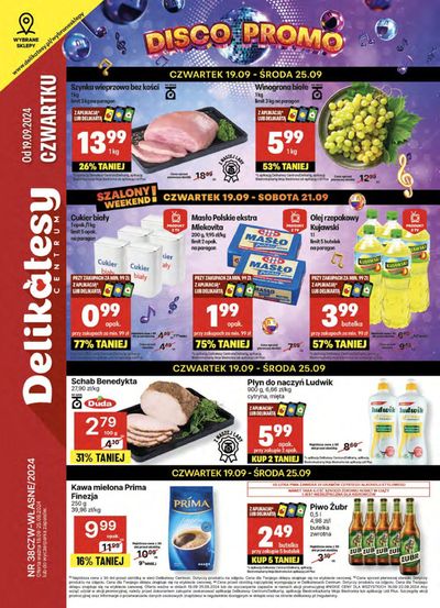 Promocje Supermarkety w Wołów | Najlepsze oferty dla wszystkich klientów de Delikatesy Centrum | 19.09.2024 - 25.09.2024