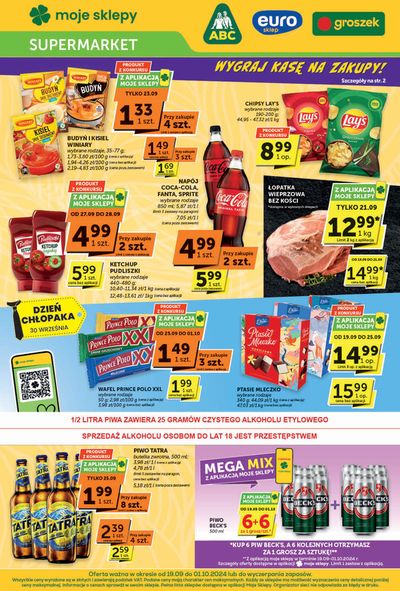 Promocje Supermarkety w Jawor | Rabaty i promocje de Euro Sklep | 19.09.2024 - 3.10.2024