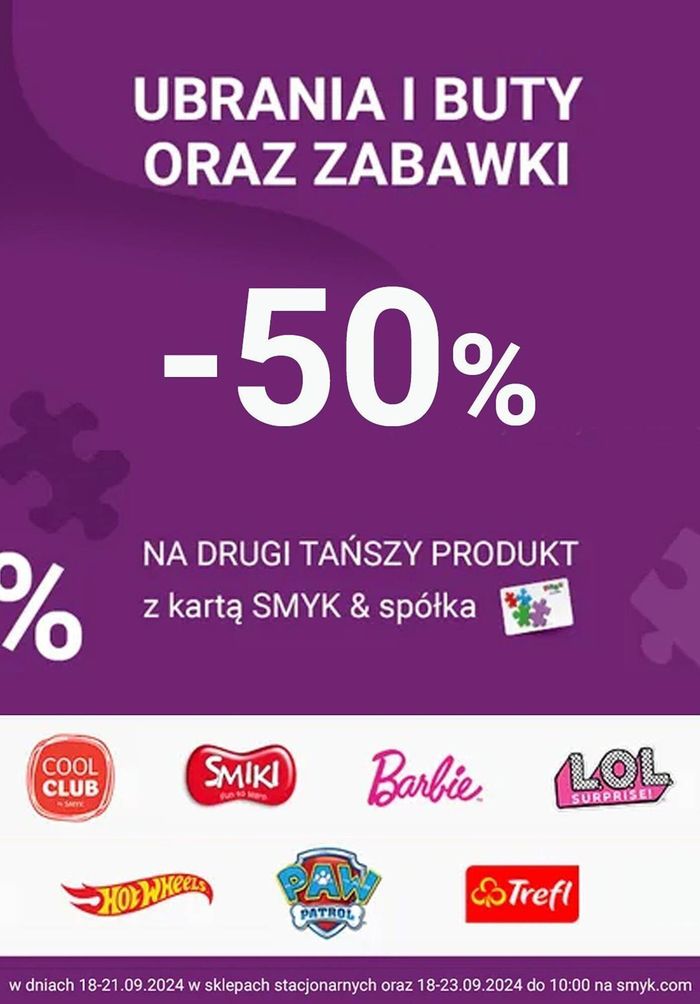 Katalog Smyk w: Kutno | Najlepsze oferty dla oszczędnych | 18.09.2024 - 23.09.2024