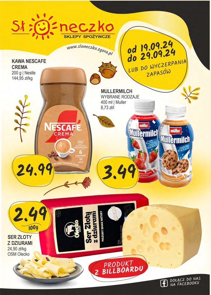 Katalog Słoneczko w: Namysłów | Najlepsze oferty dla oszczędnych | 19.09.2024 - 29.09.2024