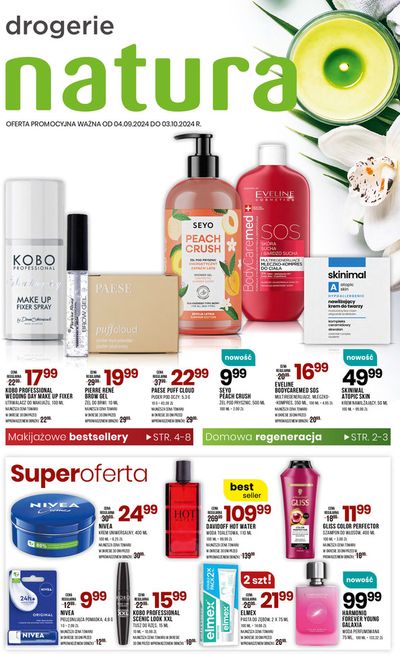 Promocje Perfumy i kosmetyki w Dobczyce | Superoferta  de Drogerie Natura | 4.09.2024 - 3.10.2024