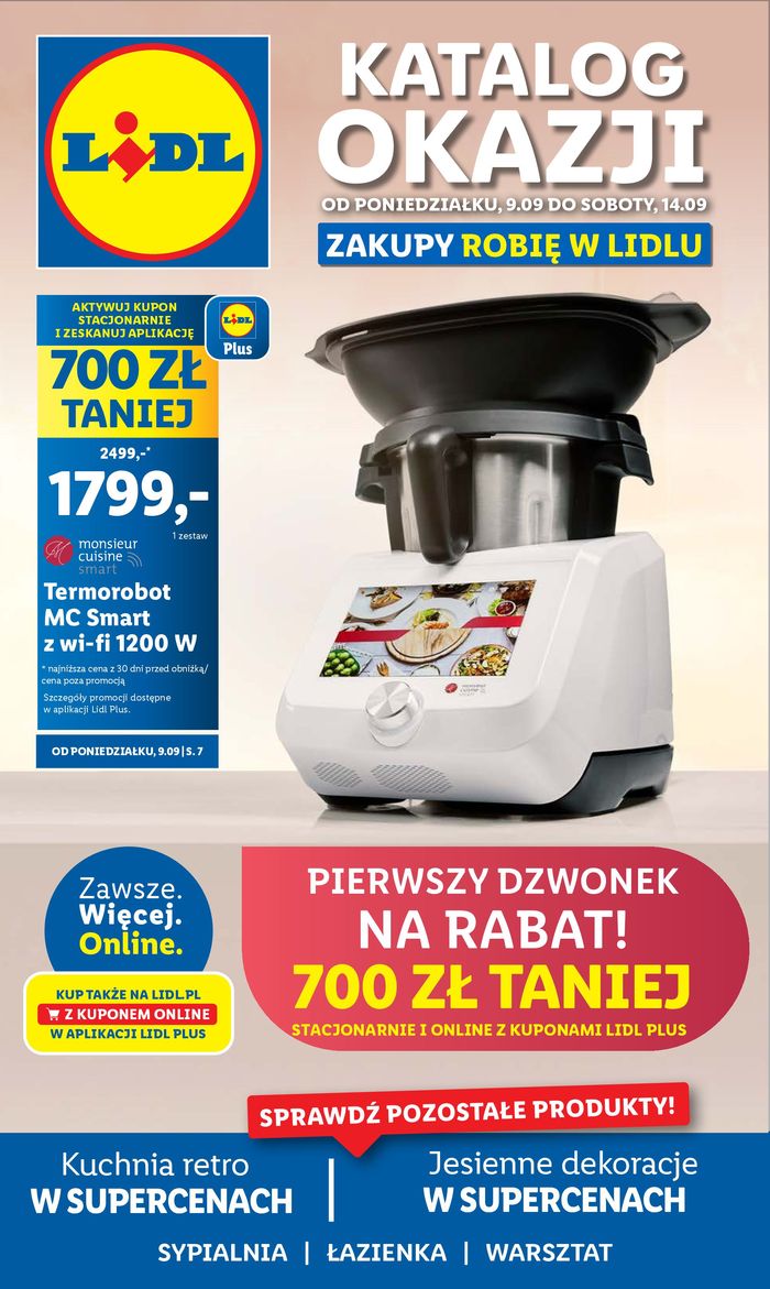 Katalog Lidl w: Nisko | OFERTA WAŻNA OD 9.09 | 2.09.2024 - 21.09.2024