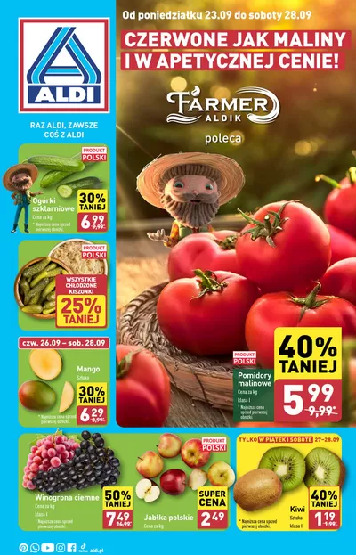 Katalog Aldi w: Malbork | Świetna oferta dla wszystkich klientów | 23.09.2024 - 7.10.2024