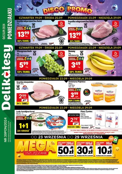 Katalog Delikatesy Centrum w: Słopnice | Aktualne okazje i oferty | 23.09.2024 - 29.09.2024