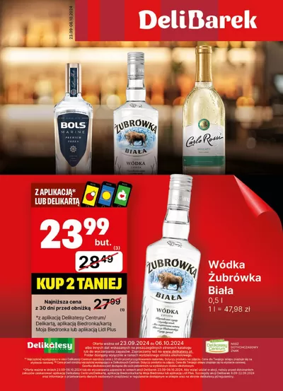 Katalog Delikatesy Centrum w: Słopnice | Szeroki wybór ofert | 23.09.2024 - 6.10.2024