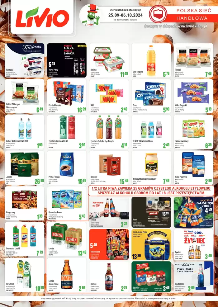 Katalog Livio w: Piaseczno | Oferty dla łowców okazji | 24.09.2024 - 8.10.2024