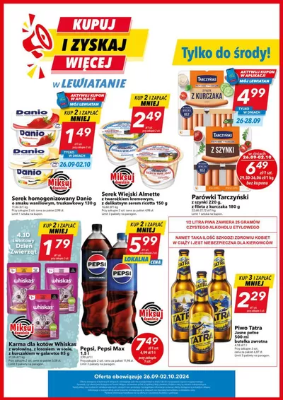 Katalog Lewiatan w: Wałcz | Specjalne oferty dla Ciebie | 24.09.2024 - 8.10.2024