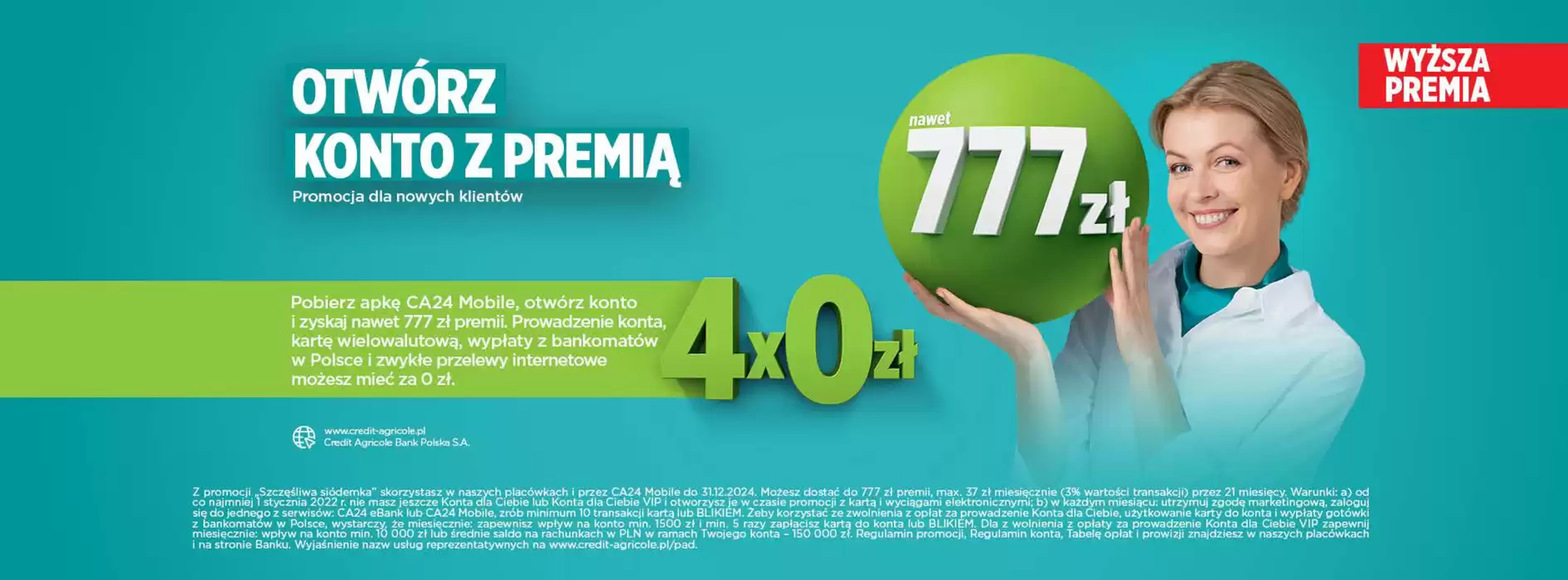 Katalog Credit Agricole Bank Polska w: Drawsko Pomorskie | Promocji  | 24.09.2024 - 31.12.2024