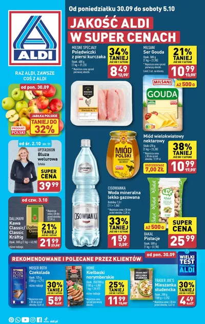 Katalog Aldi w: Malbork | Aktualne okazje i oferty | 26.09.2024 - 10.10.2024