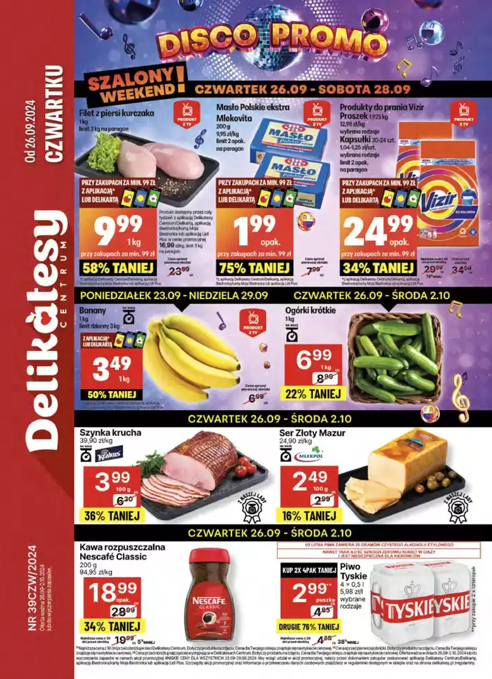 Katalog Delikatesy Centrum w: Ochotnica Dolna | Szeroki wybór ofert | 26.09.2024 - 2.10.2024