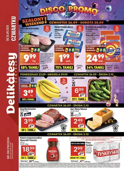 Promocje Supermarkety w Królik Polski | Szeroki wybór ofert de Delikatesy Centrum | 26.09.2024 - 2.10.2024