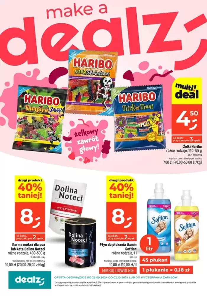 Katalog Dealz w: Oleśnica | Dealz NOWA GAZETKA | 26.09.2024 - 2.10.2024