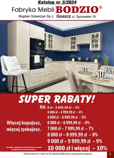 Promocje Dom i meble w Istebna | Katalog nr 3/2024 de Bodzio | 1.07.2024 - 30.09.2024