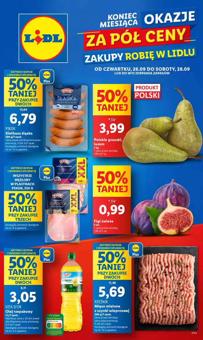 Katalog Lidl w: Barcin | OFERTA WAŻNA OD 26.09 DO 28.09 | 25.09.2024 - 28.09.2024