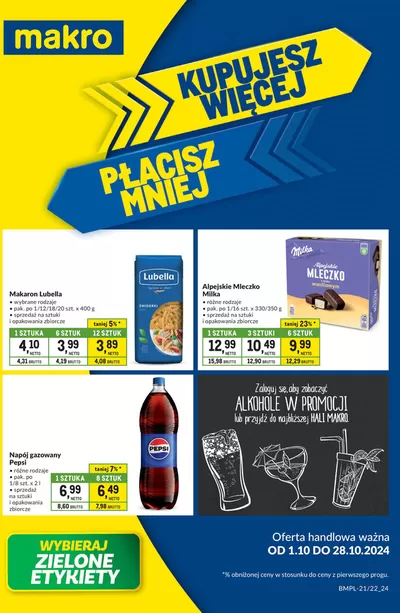 Katalog Makro w: Kalisz | Kupujesz więcej płacisz mniej | 1.10.2024 - 28.10.2024