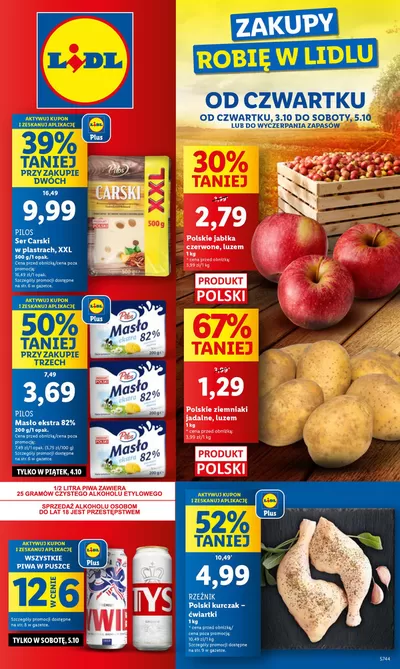 Katalog Lidl w: Skawina | OFERTA WAŻNA OD 3.10 DO 5.10 | 2.10.2024 - 5.10.2024