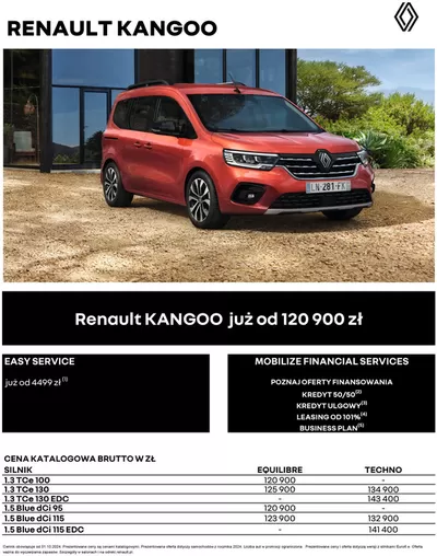 Promocje Samochody, motory i części samochodowe w Olkusz | Renault Kangoo de Renault | 2.10.2024 - 2.10.2025