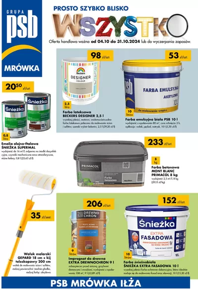 Katalog Mrówka | Aktualne promocje specjalne | 4.10.2024 - 31.10.2024