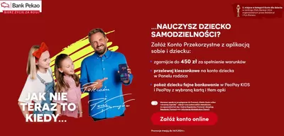 Promocje Banki i ubezpieczenia w Świnoujście | Promocja dla dziecka w wieku 0-17 lat i rodzica de Bank Pekao S.A. | 4.10.2024 - 14.11.2024