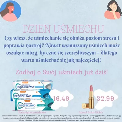 Promocje Perfumy i kosmetyki w Bielsko-Biała | Zadbaj o Swój uśmiech już dziś! de Drogerie koliber | 9.10.2024 - 31.10.2024