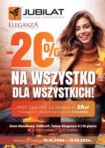 Katalog Jubilat | -20% na WSZYSTKO dla WSZYSTKICH! | 10.10.2024 - 24.10.2024