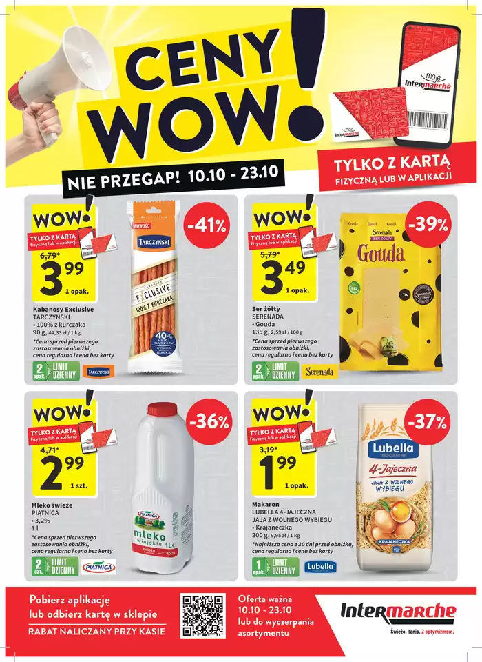 Katalog Intermarche w: Warszawa | Ekskluzywne oferty i okazje | 10.10.2024 - 23.10.2024