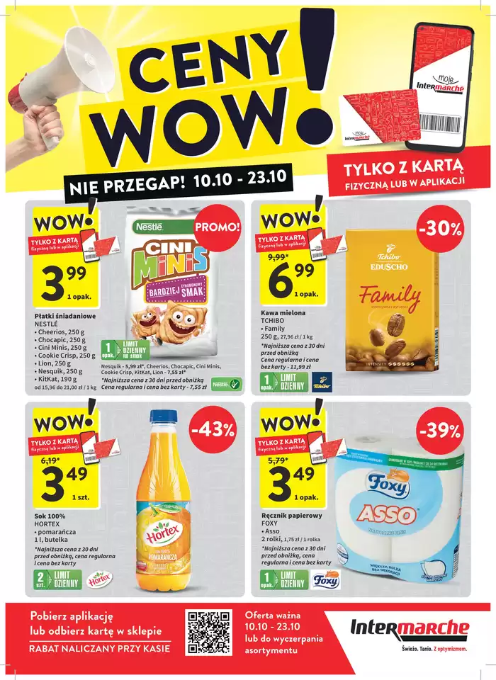 Katalog Intermarche w: Warszawa | Ekskluzywne oferty i okazje | 10.10.2024 - 23.10.2024