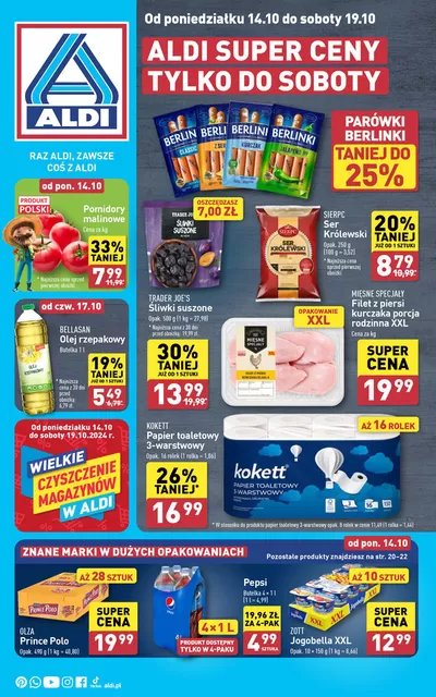 Katalog Aldi w: Sopot | Świetna oferta dla wszystkich klientów | 10.10.2024 - 24.10.2024