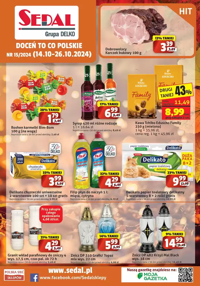 Katalog Sedal | Ekskluzywne oferty i okazje | 14.10.2024 - 26.10.2024