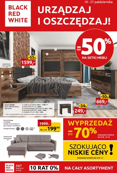 Katalog Black Red White w: Ostrów Mazowiecka | Urządzaj i oszczędzaj do -50% na setki mebli | 12.10.2024 - 26.10.2024