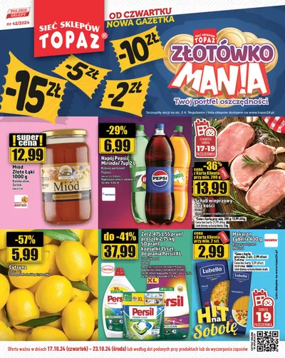 Katalog Topaz | Najlepsze oferty dla wszystkich klientów | 17.10.2024 - 23.10.2024