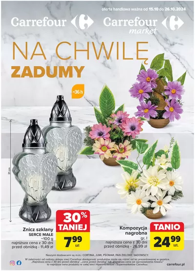 Katalog Carrefour w: Kutno | Gazetka Na chwil&#281; zadumy | 14.10.2024 - 26.10.2024