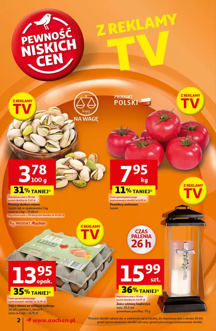 Katalog Auchan w: Siemianowice | Gazetka Pewność Niskich Cen Supermarket Auchan | 15.10.2024 - 23.10.2024