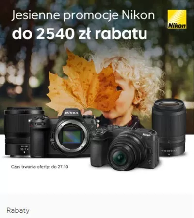 Promocje Elektronika i AGD w Łódź | Jesienne promocje Nikon de Fotojoker | 15.10.2024 - 27.10.2024