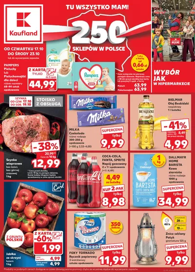 Katalog Kaufland w: Kutno | Najlepsze oferty dla wszystkich klientów | 17.10.2024 - 23.10.2024