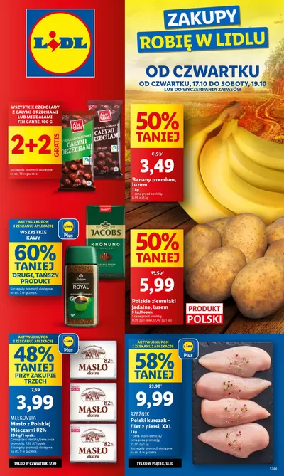 Katalog Lidl w: Warszawa | OFERTA WAŻNA OD 17.10 DO 19.10 | 16.10.2024 - 19.10.2024