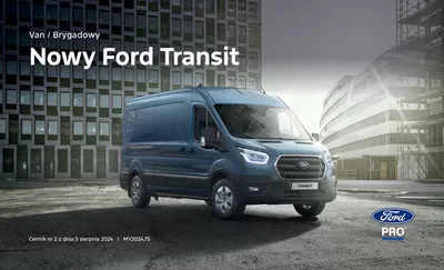 Promocje Samochody, motory i części samochodowe w Oława | FORD E-TRANSIT de Ford | 16.10.2024 - 16.10.2025